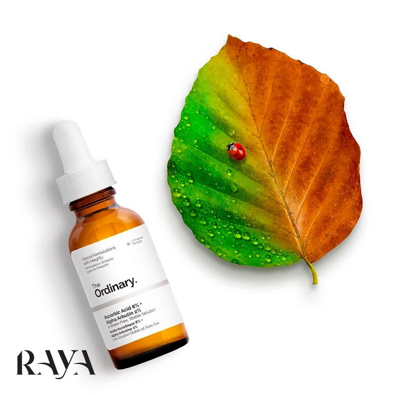 سرم آسکوربیک اسید 8% و آلفا آربوتین 2% اوردینری The Ordinary Ascorbic Acid 8% + Alpha Arbutin 2%